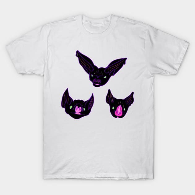 Bats bats bats T-Shirt by SchlockHorror